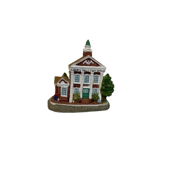 Liberty Falls Post Office Americana Miniature Village House 1996 Christmas AH12 - Picture 2 of 6